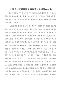 88区委书记学习总书记重要讲话心得