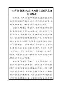 四举措推进中央脱贫攻坚专项巡视反馈问题整改