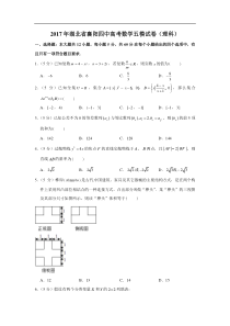 2017年湖北省襄阳四中高考数学五模试卷理科含解析