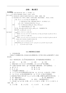 集合的简单练习题-并集合的知识点归纳