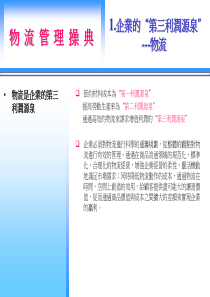 技能培训专题 物流管理操典