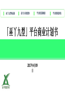 巫丫九型.商业计划书（PPT21页）