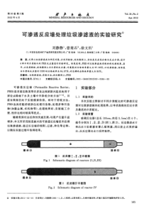 可渗透反应墙处理垃圾渗滤液的实验研究