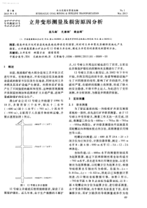 立井变形测量及损害原因分析