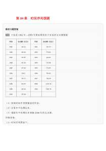 第10章时间序列预测习题答案