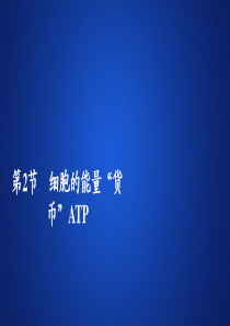 2020-2021学年-新人教版-必修一--细胞的能量“货币”ATP---课件(39张)