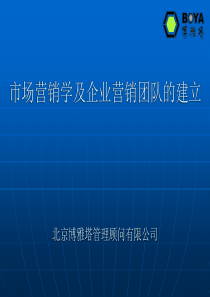 市场营销学及企业营销团队的建立(PPT35页)