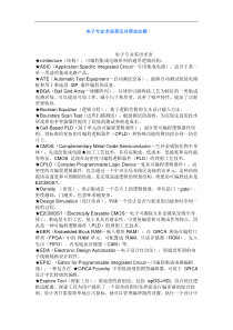 电子专业术语英汉对照加注解(DOC5)(1)