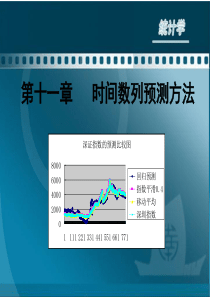 第十一章时间数列预测方法