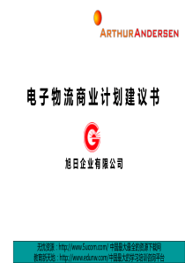 旭日电子物流商业计划建议书（旭日）