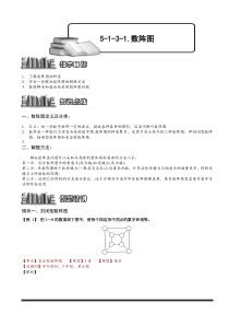 奥数全年级一百七十九专题题库教师版5131数阵图一教师版