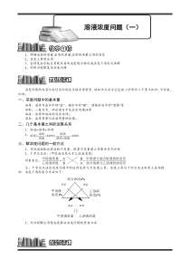 奥数全年级一百七十九专题题库教师版626溶液浓度问题一教师版