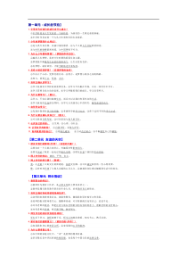 2020中考道德与法治知识清单17页