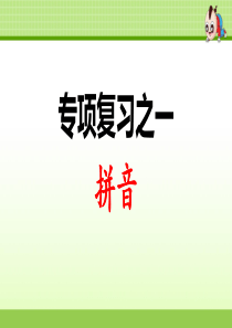 部编一年级语文上册专项复习之一拼音