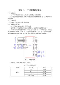 交通灯控制实验(TPC-USB-微机接口实验系统集成开发环境)