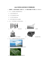 2018年黑龙江省伊春市中考物理试卷