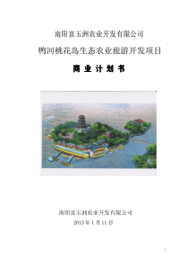 桃花岛旅游商业计划书（PDF58页）