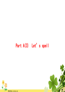 五年级英语上册Unit4WhatcanyoudoPartA3Letsspell作业课件人教PEP