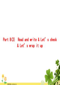 五年级英语上册Unit5ThereisabigbedPartB3ReadandwriteLetsch