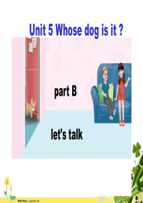 人教PEP版2020春五年级英语下册Unit5WhosedogisitpartBLetstalk2教