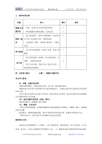 附录3：教学时间安排、各章复习要点