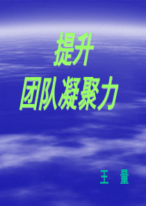 提升团队凝聚力(对外)