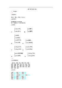 六年级上册语文素材第八单元知识小结人教部编版