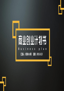 私藏PPT模板-创意互联网商业创业计划书01(3)