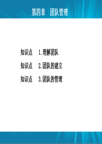 第4章企业团队管理