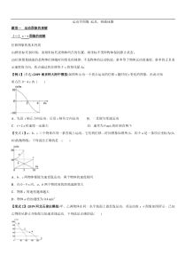 2020届高三物理一轮复习专题分类练习卷运动学图像追及相遇问题