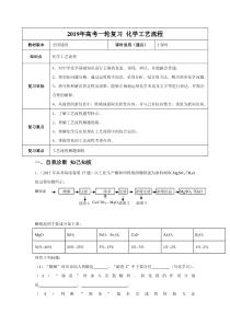 20192020年高考一轮课程化学全国通用版化学工艺流程教案1