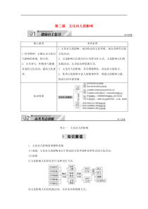 2021高考政治一轮总复习第一单元文化与生活第二课文化对人的影响教案新人教版必修3