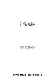 组织行为讲座（PPT 49页）--团队沟通与决策(1)