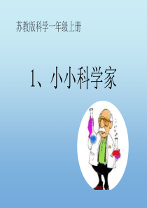 一年级上册科学课件1小小科学家苏教版共11张PPT