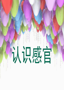 一年级上册科学课件4认识感官苏教版共17张PPT