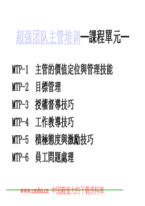 超强团队主管培训1(ppt 117)