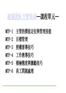 超强团队主管培训1(ppt117)(1)