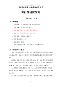 (平潭)50万吨沥青砼搅拌站建设项目可研报告1