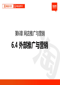 25网店运营_第6章_网店推广与营销4_外部推广与营销