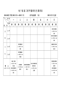 电子信息工程学院研究生课程表