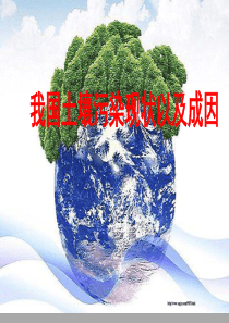 《环境学讲稿》讲稿第四章[第二节我国土壤污染现状