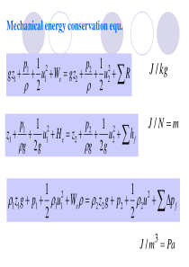 大学课件-化工原理-第1章小结