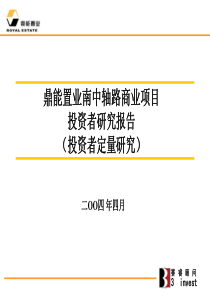 04.北京鼎能置业南中轴路商业项目市场研究－投资者