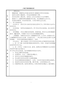 2015年新课标人教版二年级下册体育教案全册表格式