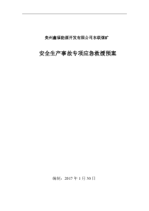 东联煤矿专项应急预案