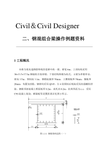 钢桥、组合梁桥-midas操作例题资料-钢混组合梁