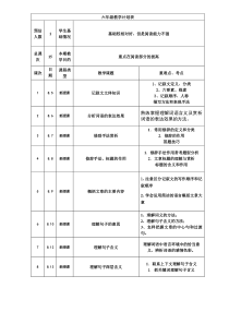 六年级语文教学计划表