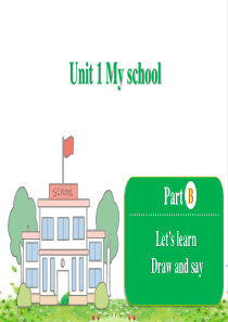 【精选】四年级下册英语课件-Unit1-My-school-Part-B-Lets-learn