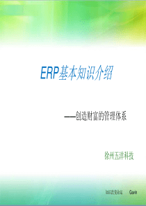 ERP_基本知识培训