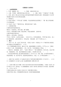 【精】名著阅读《水浒传》中考复习资料